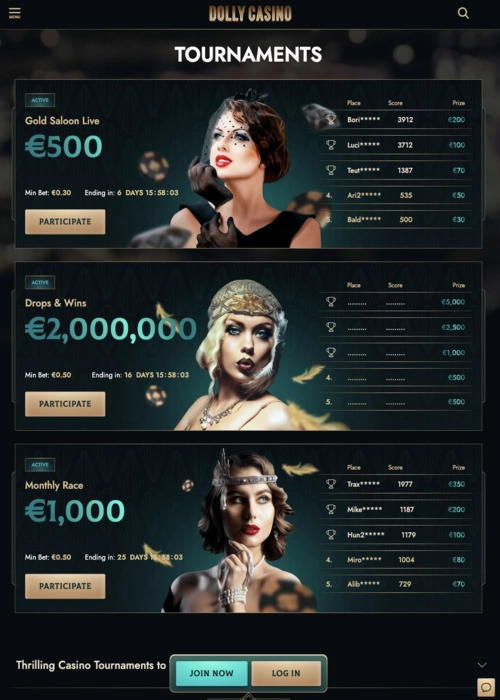 Stylish mobile gaming platform Dolly Casino